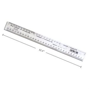 AC ruler 30 cm clear standard