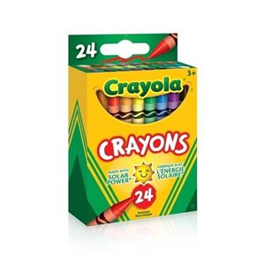 AC crayon de cire Crayola 24 / bte
