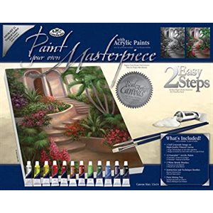 Paint masterpieces - 11x14 tropical garden