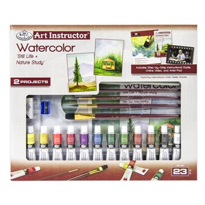 Art Intructor - watercolor - 2 project 23pcs