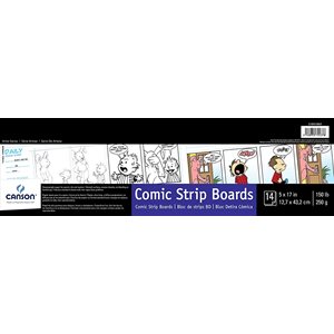 Comic strip boards pad 5x17