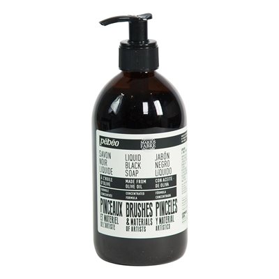 Black olive oil liquide soap for brushes 500ml 