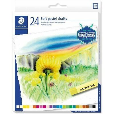 Set of 24 soft pastel chalks Design Journey