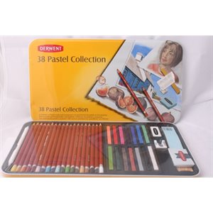 Ensemble de 38 crayons pastel collection