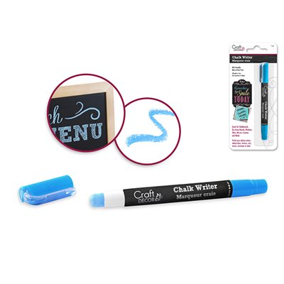Small Craft Chalk Marker Neon Blue Decor
